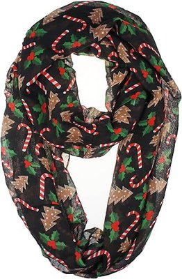 VIVIAN & VINCENT 2 Pack of Soft Light Weight Elegant Sheer Infinity Scarf (Gift Idea)
