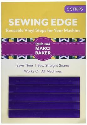 C&T Publishing Sewing Edge Vinyl Stops - Reusable 5-Piece Purple Notions Set