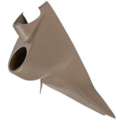 GlowShift Tan Single Pillar Gauge Pod Fits Ford Super Duty 2003-2007 | Compatible with F-250 F-350 6.0L Powerstroke, Mounts (1) 2-1/16" (52mm) Gauge to Truck's A-Pillar, Includes Mounting Hardware