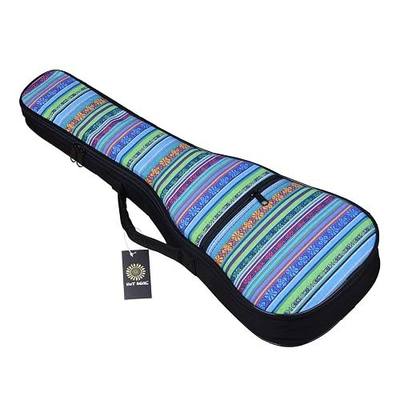 10MM Sponge Padding Waterproof Durable Colorful Conventional Ukulele Case Bag with Storage (21 Inch, Bohemia No.2)