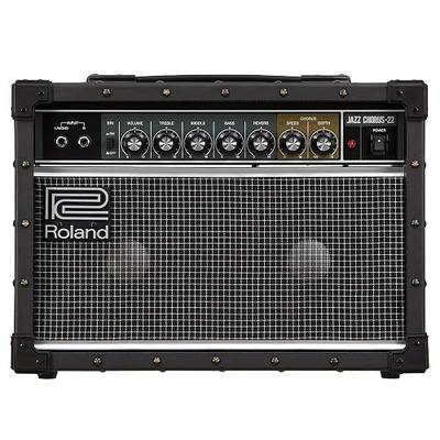 Roland JC-22 Jazz Chorus | Ultra-Compact Guitar Amplifier | Iconic JC Clean Tone | Signature Chorus Effect | Powerful 30-Watt Stereo Amp | Dual 6.5” Speakers | Enhances Pedals, Multi-FX & More | 30W Stereo Amp, 2x6.5 Speakers, Dimensional Space Chorus, Reverb, Effect Loop, Line Out, Headphone Jack