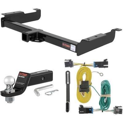 CURT 13040 55540 45036 Class 3 Trailer Hitch Tow Package with 2" Receiver fits 2003-2026 Savana Express 2500 3500 and 2003-2014 Savana Express 1500 | Resists Rust, Chipping & UV Damage