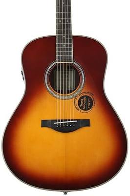 Yamaha L-Series Transacoustic Guitar with Hard Gig Bag- Dreadnought, Brown Sunburst | Solid Engelmann Spruce Top, Solid Rosewood Back and Sides, Transacoustic Reverb and Chorus, SYSTEM70 Plus Srt