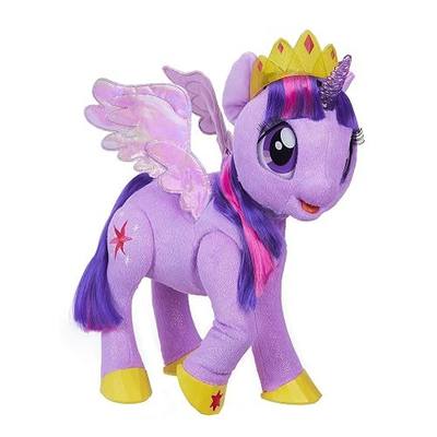 My Little Pony Toy Talking & Singing Twilight Sparkle, Soft Interactive Purple Unicorn with Wings, Kids Ages 3 & Up
