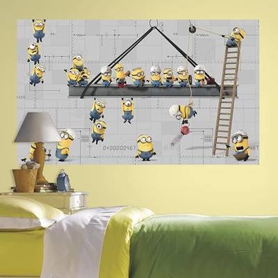 RoomMates RMK3433PSM Minnions Peel and Stick Wall Mural - 5 ft. x 3 ft.