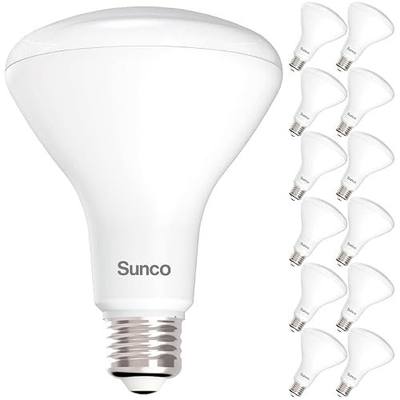 Sunco 12 Pack BR30 LED Flood Light Bulb, 65W Equivalent 11W, 850 Lumens, Daylight 5000K, E26 Base, Dimmable, CRI 80+, Damp Rated, for 5 6 Inch Recessed Can Indoor Flood, UL