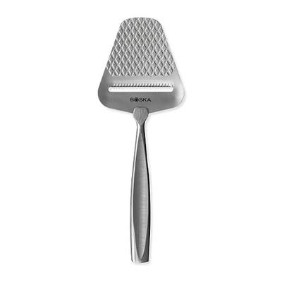 BOSKA Monaco+ Premium Cheese Slicer - Award Winning Cheese Cutter for Block Cheese, Cheddar up to Parmesan - Quilted Pattern reduces Resistance - Non-stick & Ergonomic Handheld