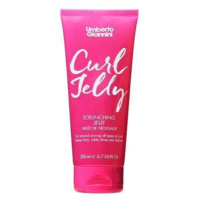 Umberto Giannini Curl Jelly Scrunching Jelly 6.7 fl Oz - Frizz Solution Defining Hair Gel for 2a-4c Curly, Wavy, Coily Hair - Vegan & Cruelty-Free
