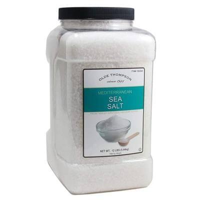 Olde Thompson Mediterranean Sea Salt, Coarse Grain, 12 Pound, Bulk Size