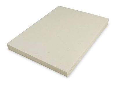 Handmade Lokta Vintage 8.5x11" Printer Paper for Laser and Inkjet Printing (100 Sheets, Natural)