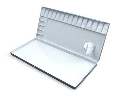 Aluminum Watercolor Palette 20 Well(11.9" x 5.4" x 0.8")