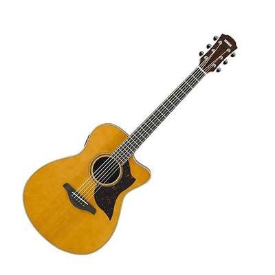 Yamaha A-Series AC3R Acoustic-Electric Guitar with Soft Case, Vintage Natural