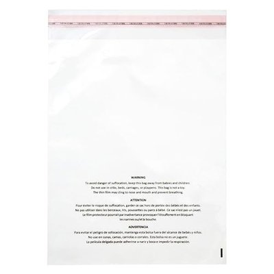 ClearBags Clear Poly Bags | 100 Pack | 8 x 10 | Amazon FBA Shipping Bags with Suffocation Safety Warning Printed on Bag in Multiple Languages | Product Packaging for Amazon FBA Sellers | PFW1810A