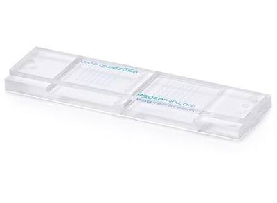 McMaster Method Microscope Slide for Fecal Egg Counts (FEC), Double Chamber Counting Slide for Livestock and Veterinary Use, by Eggzamin