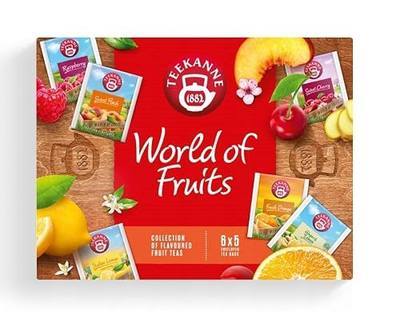 Teekanne World of Fruits VARIETY box of tea 30 tea bags