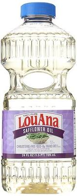 LouAna Pure Safflower Oil, 24 oz
