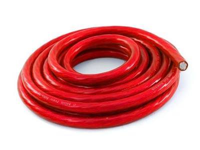 KnuKonceptz Bassik 4 Gauge Power/Ground Wire Cable Red 25 Foot Coil