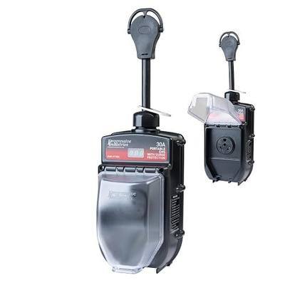 Progressive Industries EMS-PT30X Portable RV Surge Protector, Black, 30 Amp