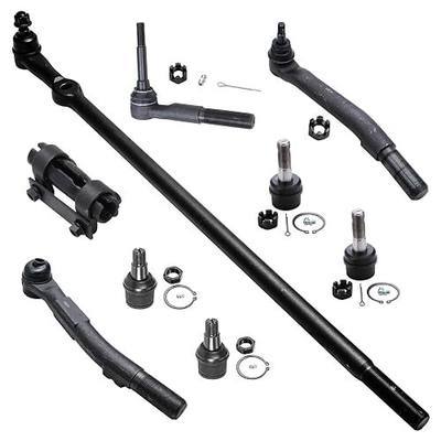 Detroit Axle - 4WD 9pc Front Suspension Kit for 2005-2016 Ford F-250 F-350 | F-250 F-350 Super Duty 4 Ball Joints 2 Outer Tie Rods 1 Outer Steering Tie Rod 1 Adjustment Sleeve 1 Center Link Replacment