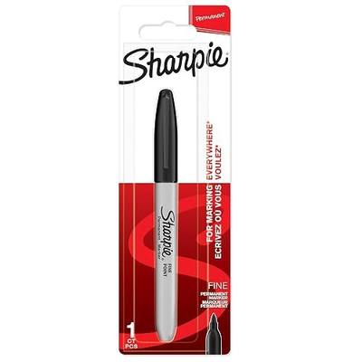 Sharpie Permanent Marker | Fine Point for Bold Details | Black Ink | 1 Marker Pen
