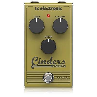 TC Electronic CINDERS OVERDRIVE Tube-Like with Extremely Responsive and Expressive Feel