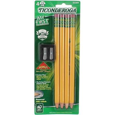 My First Ticonderoga Primary Pencil and Bonus Sharpener- 2 Pk