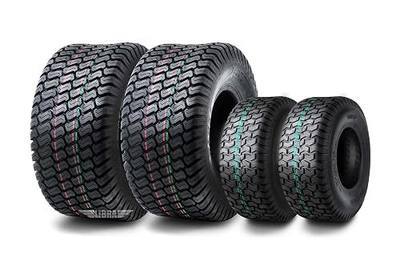 WANDA Set 4 Lawn Mower Turf Tires 15x6-6 Front & 18x9.5-8 Rear /4PR -13016/13032