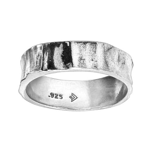 Silpada Men's 'Resolute' Textured Band Ring in Sterling Silver, Size 11