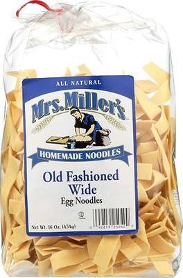 Mrs. Miller's All Natural Old Fashioned Egg Noodles Wide -- 16 oz - 2 pc