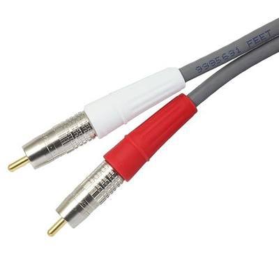 BJC Silver-Plated Stereo Audio Cable, 3 Foot, Assembled in USA