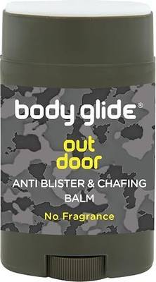 Body Glide Outdoor Anti Chafe Balm 1.5oz: Fragrance free anti chafing stick trusted in basic training, endurance sports & everyday life. Use on neck, shoulders, chest, butt, groin, thighs & feet