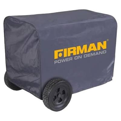FIRMAN 1009 Large Portable Generator Cover, Heavy Duty Waterproof Vinyl, Double Insulated Protection for Generators 5000 Watts and above, with Drawstring Closure and Secure Pull Cord