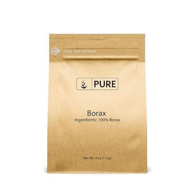 Borax Powder (4 oz.) by Pure Organic Ingredients, All-Natural Multipurpose Cleaner, Detergent Booster, Make Slime