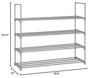 Shoe Bench with Removable Cushion, Storage Bench with 2 Drawers, Multifunctional Wood Shoe Organizer Bench for Entryway, Mudroom, Hallway, Closet and Garage