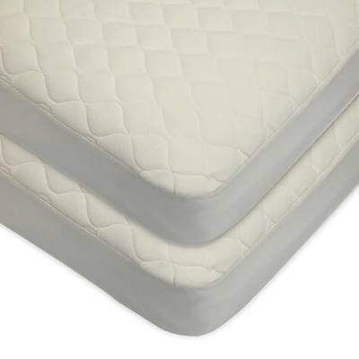American Baby Company 2 Waterproof Crib & Toddler Mattress Protector 52x28
