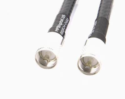 MPD Digital I LMR400DB Times Microwave Coax Cable I UHF PL259 Male to UHF PL259 Male Connector I Low Loss I CB Ham Radio, Hotspot WiFi, Radio Transmitters, Antenna I 10 FT