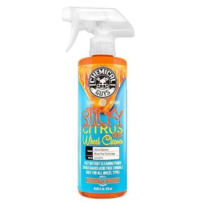 Chemical Guys Sticky Citrus Wheel Cleaner Gel, 16 fl oz | Safe for all wheel types, works on cars, trucks, SUVs, motorcycles, RVs & more, heavy-duty gel formula, break down brake dust