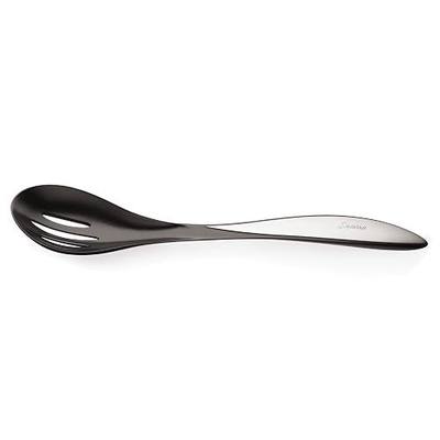 Nylon Slotted Spoon, Black