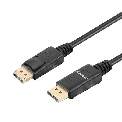 DisplayPort to Displayport Cable 6 Feet, Gold Plated Display Port to Display Port Cable 4K@60HZ Resolution(Male to Male) for DisplayPort Enabled Desktops and Laptops to Displays