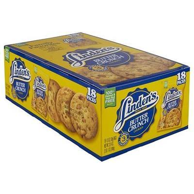 Linden Butter Crunch Cookies - 18 ct.