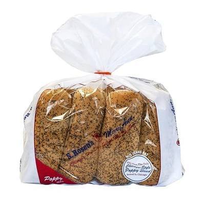 S. Rosen's Hot Dog Bun, Poppy seed, 8 Count