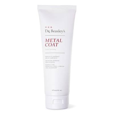 Dr. Beasley's Metal Coat- 8 oz, Restores Reflective Gloss, Prevents Oxidation, Compatible with Exposed Metal, Chrome, and Stainless Steel Appliances