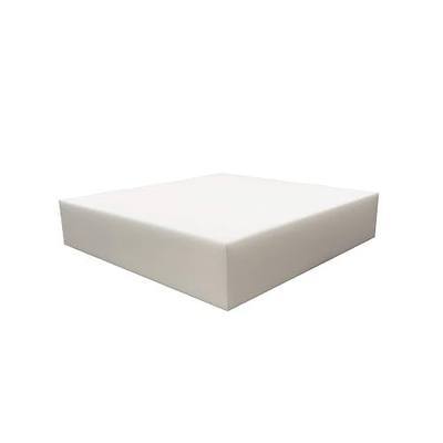 FoamRush 6" H x 24" W x 24" L Upholstery Foam Cushion High Density (Square Foam for Dining Chairs, Chair & Wheelchair Seat Cushion Replacement)