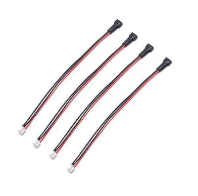 Readytosky JST-XH 2S Balance Plug Extension Lead Wire 200mm for LiPo Battery Balance Charging 22AWG Silicone(4PCS)