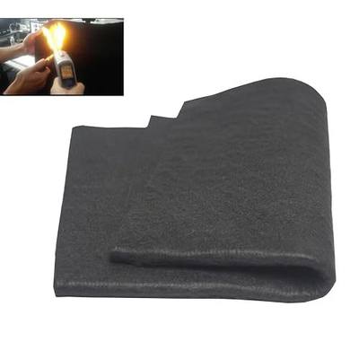 High Temp 18"X24"X1/4'' 6MM Felt Carbon Fiber Welding Blankets Black (18 x 24 inches)