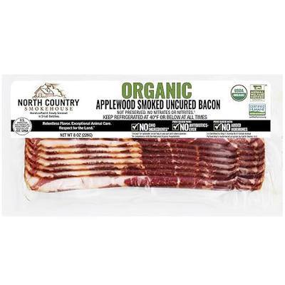 North Country Smokehouse Organic Bacon, 8 Ounce