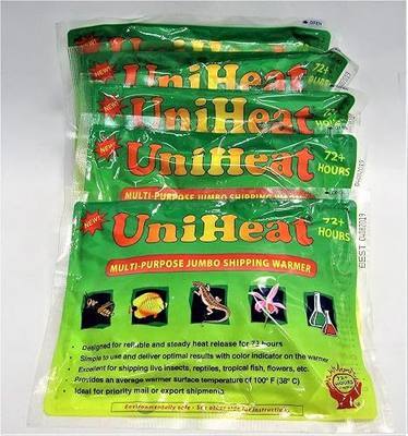 Uniheat 72-hour Heat Pack for Shipping Plants, Live Insects, Reptiles, Tropical Fish (5 Pack)