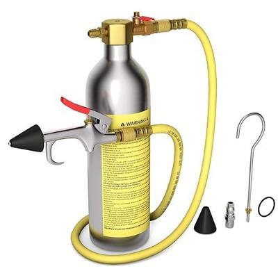 Goplus A/C AC Flush Kit, Heavy-duty & Safety Air Conditioner System Flush Gun Kit, Car Cleaning Tool Kit for R134 R12 R22 R410 R404, AC Flushing Kit