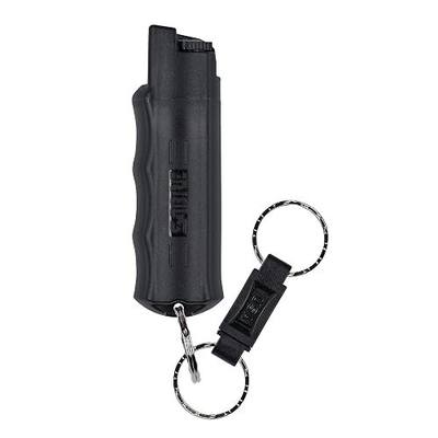 SABRE Campus Safety Pepper Gel with Quick Release Key Ring, Protect Against Multiple Threats with 3X longer spray time, Gel is Safer, Ergonomic Finger Grip