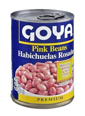 Goya Foods Pink Beans, 15.5 Ounce (Pack of 24), (2406)